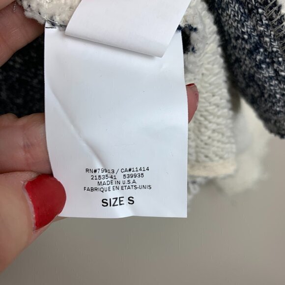 DREW/A Pea in the Pod Collection Raw Hem Open Cardigan Size Small - Picture 4 of 7